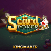 5 Card Poker bouncing ball game