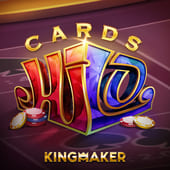 Cards Hi Lo bouncing ball game