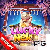 Lucky Neko bouncing ball game